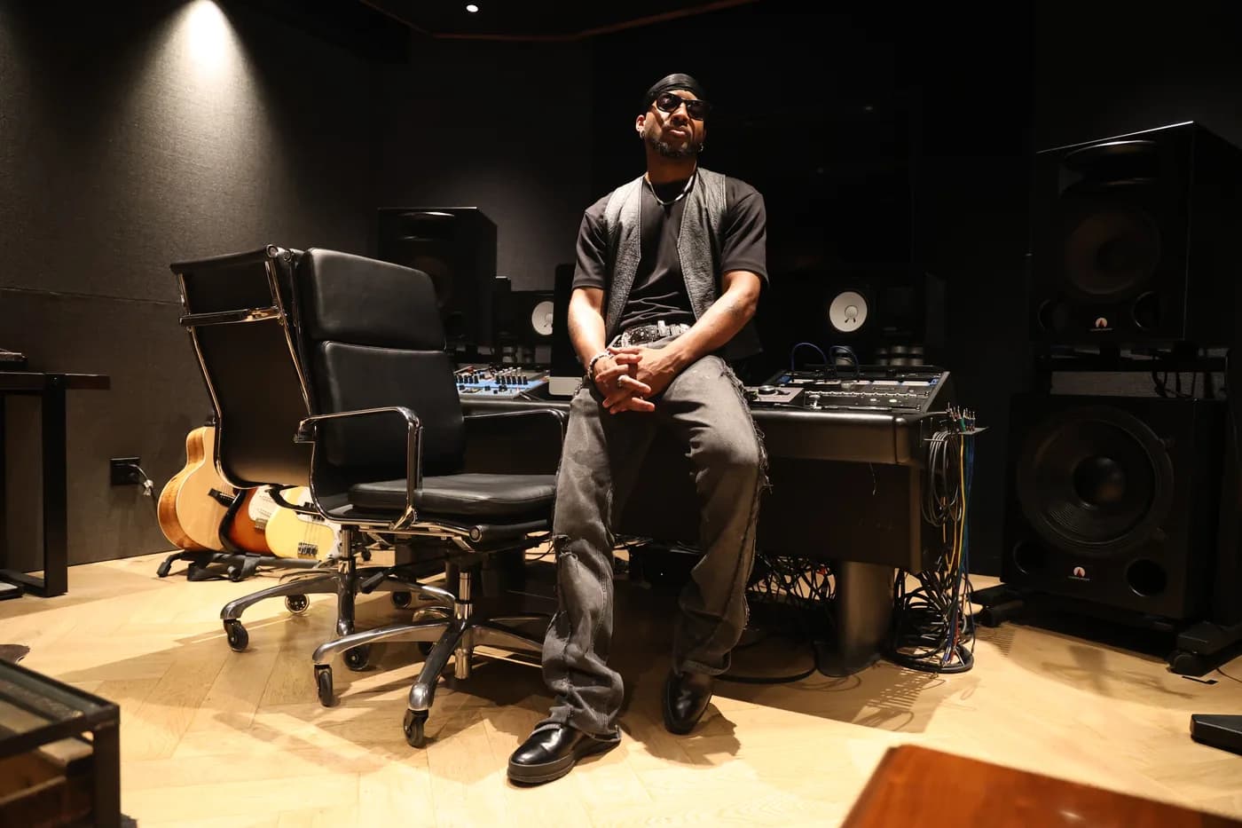 In the studio